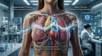 Split visualization of aged and regenerated thymus showing immune system restoration