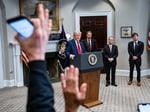 President Donald Trump announces AI cybersecurity executive order amid growing fears over cyber warfare and China competition