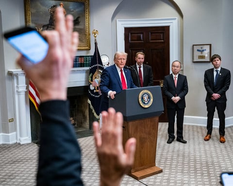 President Donald Trump announces AI cybersecurity executive order amid growing fears over cyber warfare and China competition