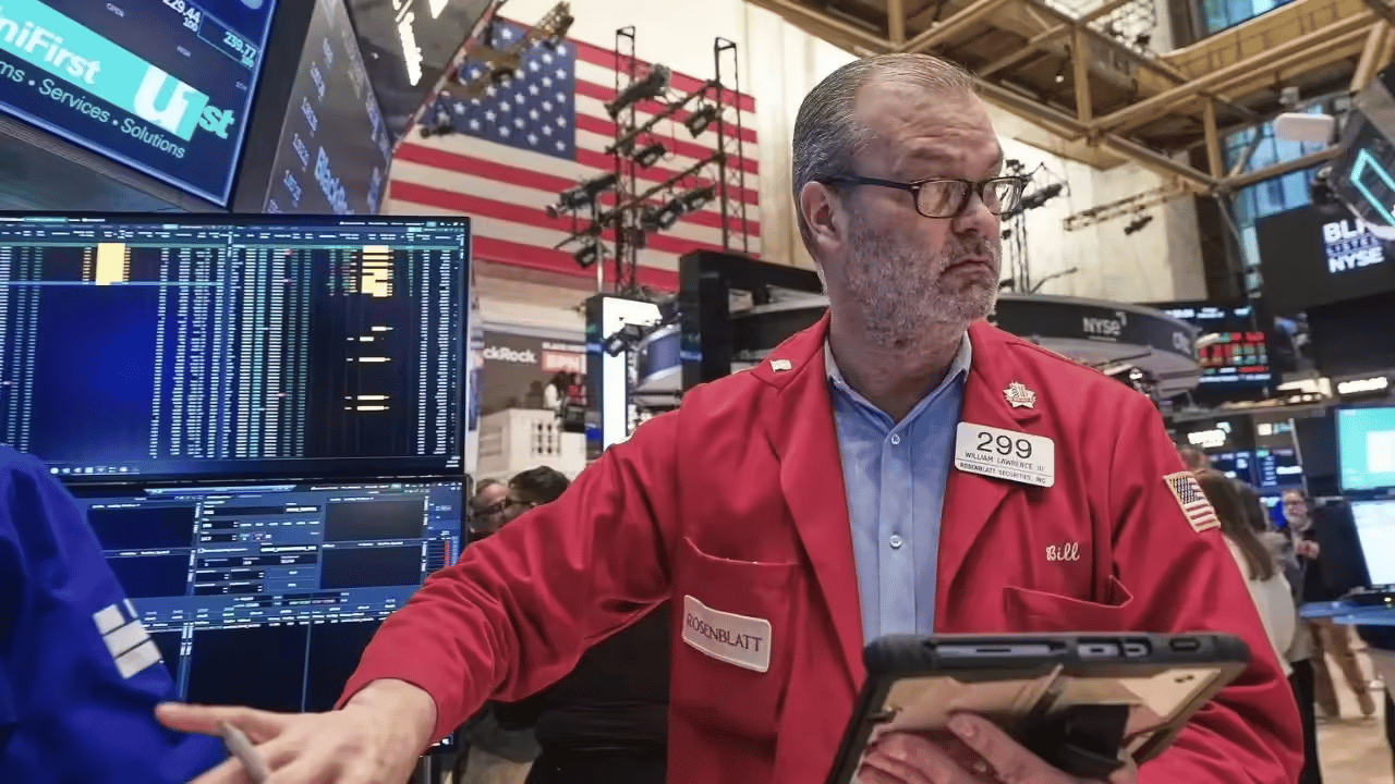 Wall Street traders react as Nasdaq and S&P 500 hit record highs amid AI stock rally