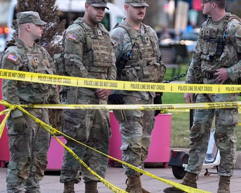 Secret Service agents respond to gunfire near the White House checkpoint on 17th Street and Pennsylvania Avenue NW, Washington DC, May 23 2026