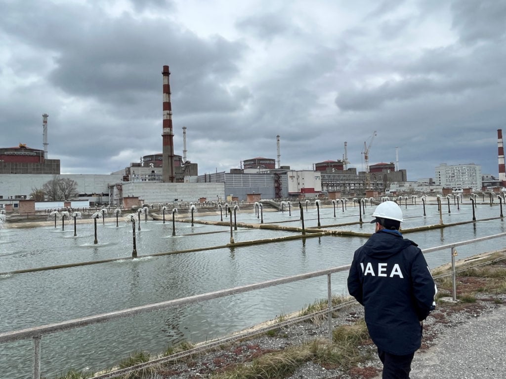 Zaporizhzhia Nuclear Power Plant after reported drone incident as IAEA warns of nuclear safety risks