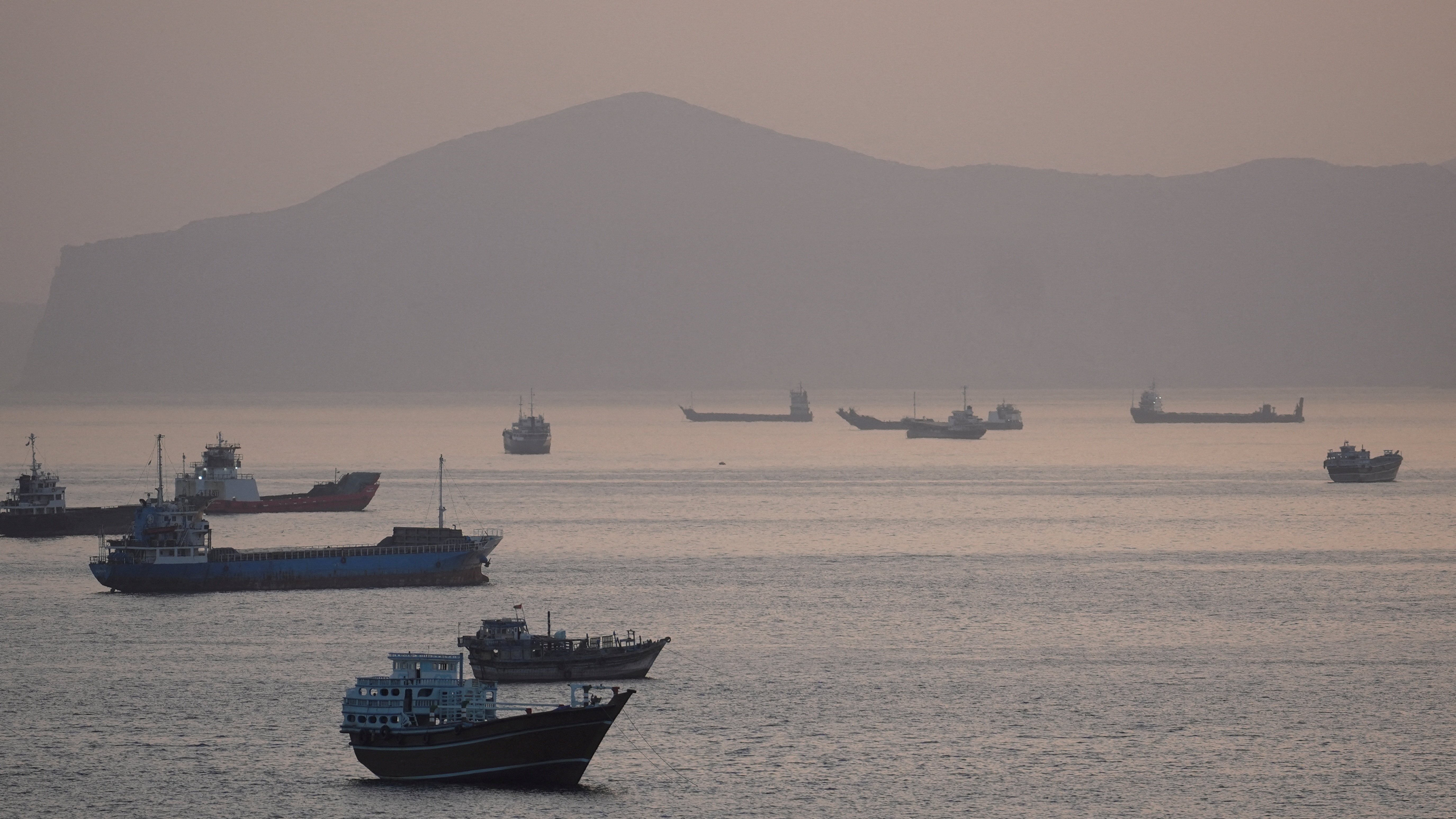 Ships and boats in the Strait of Hormuz May 1 2026 Iran IRGC passage regulations