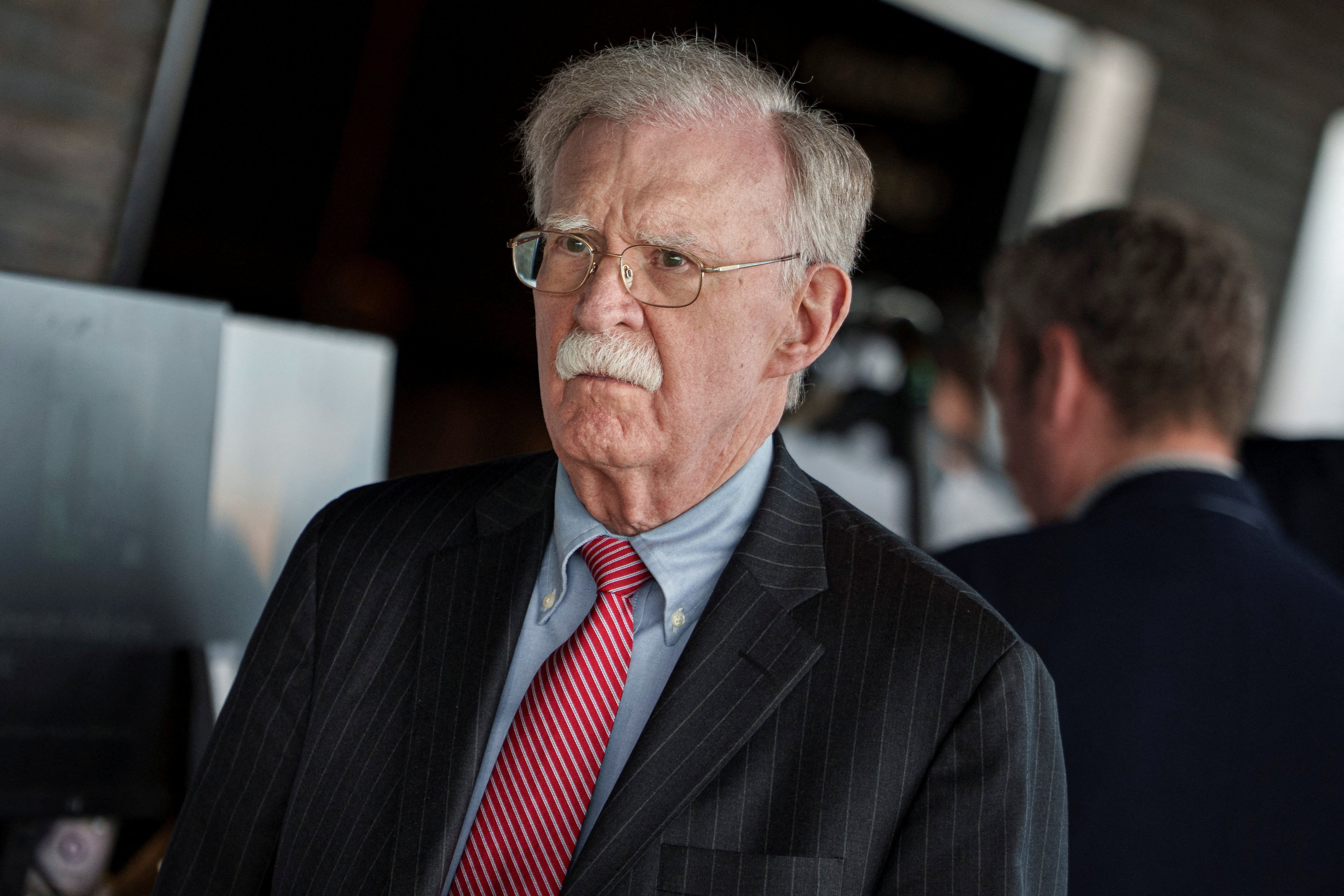 John Bolton at the Copenhagen Democracy Summit weeks before his guilty plea in classified documents case