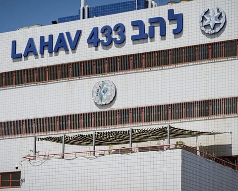 Lahav 433 National Crime Unit headquarters in Lod, Israel, central to the Nahariya municipal corruption investigation