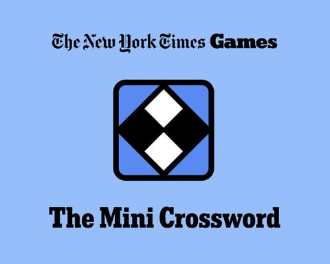 NYT Mini Crossword answers for Tuesday, June 2, 2026
