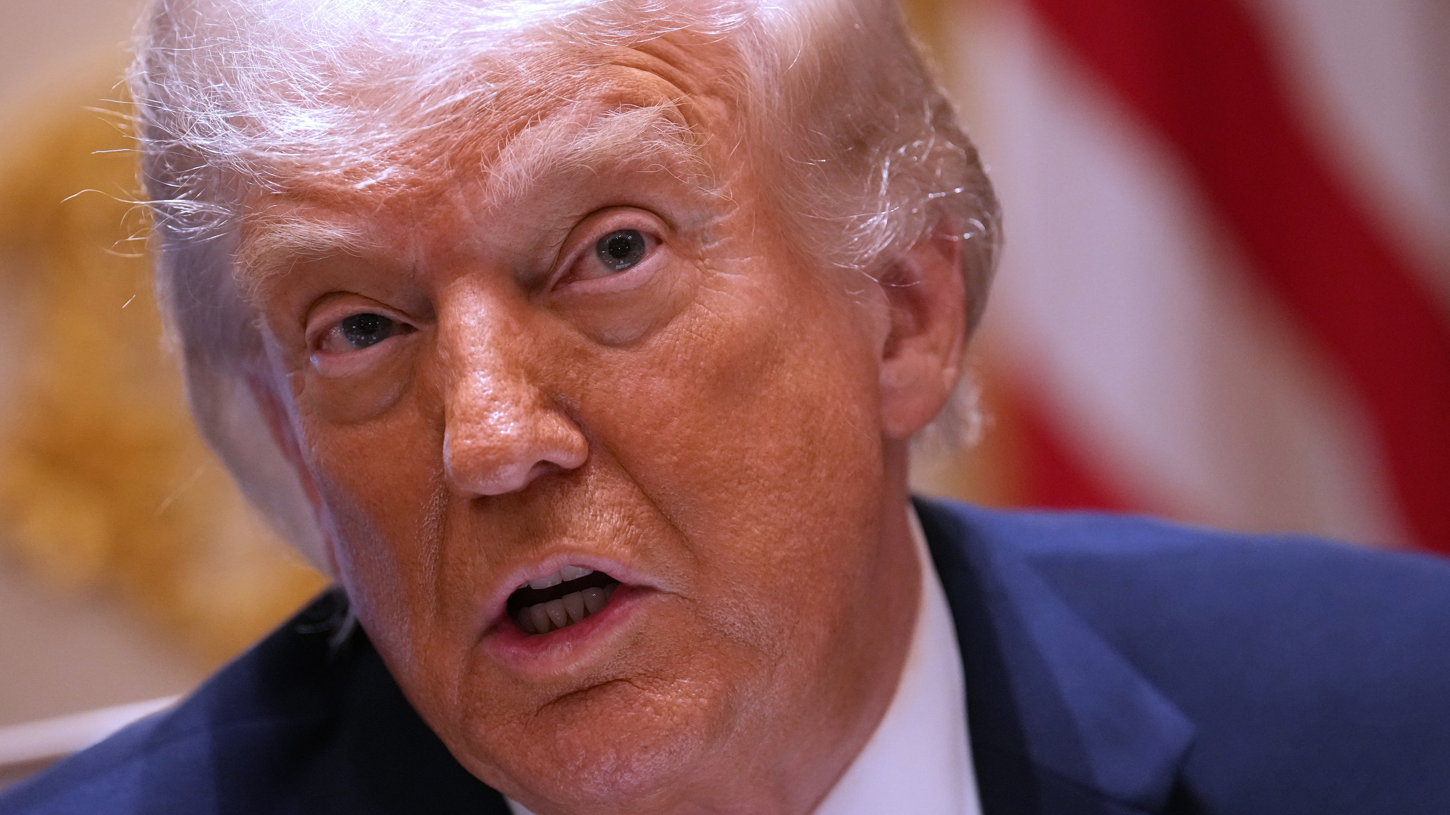 Donald Trump at the White House as federal judge blocks $1.8 billion Anti-Weaponization Fund